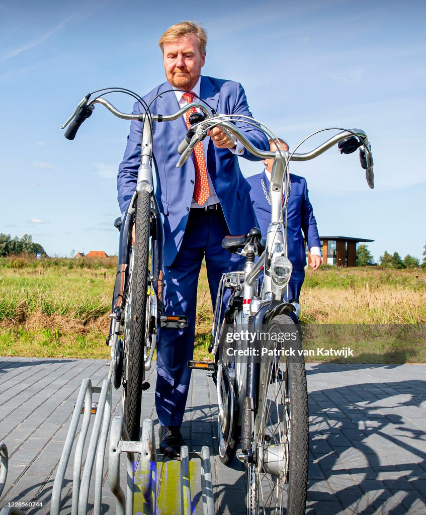 King Willem-Alexander Of The Netherlands and Queen Maxima Of The Netherlands Visit Region Friesland
