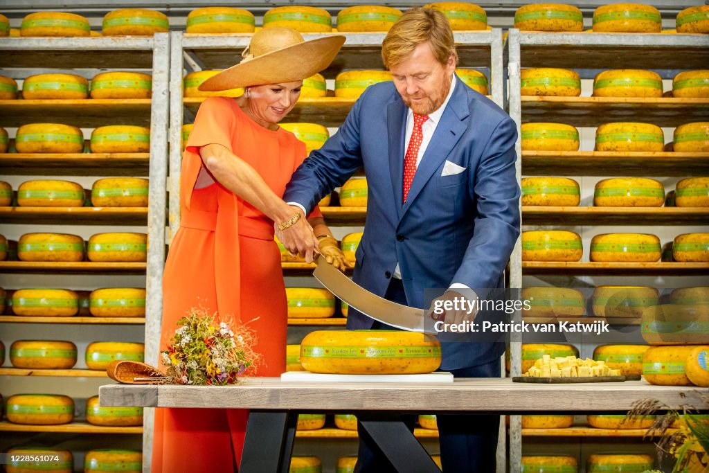 King Willem-Alexander Of The Netherlands and Queen Maxima Of The Netherlands Visit Region Friesland