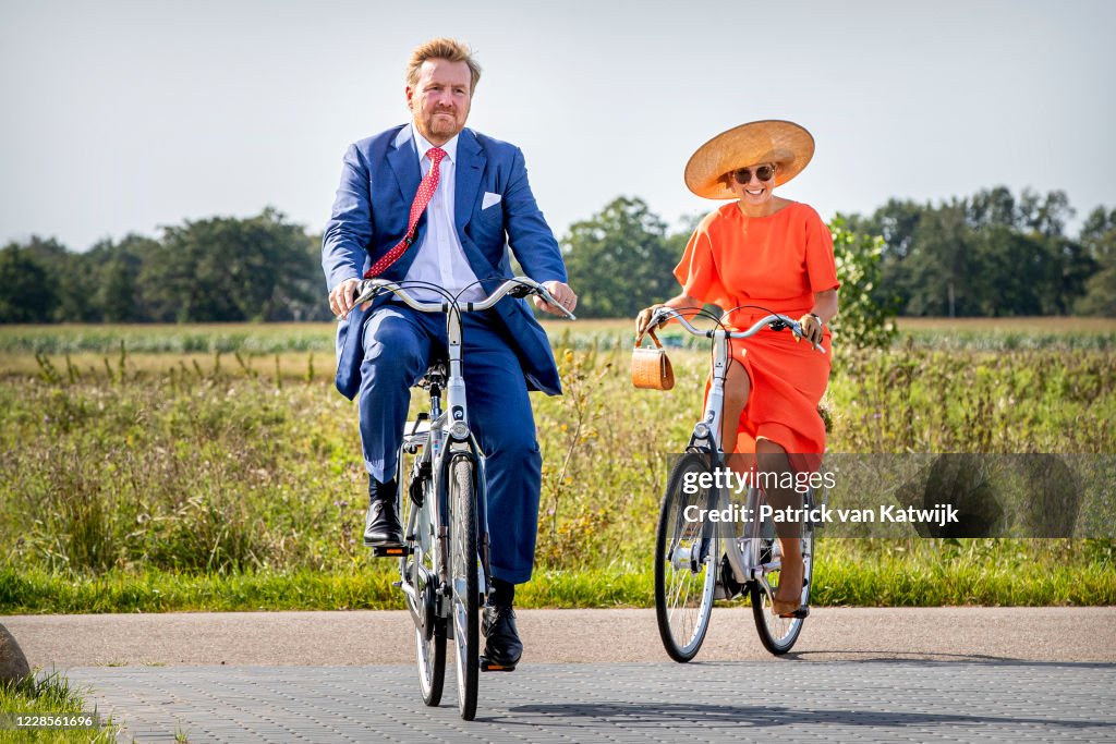 King Willem-Alexander Of The Netherlands and Queen Maxima Of The Netherlands Visit Region Friesland