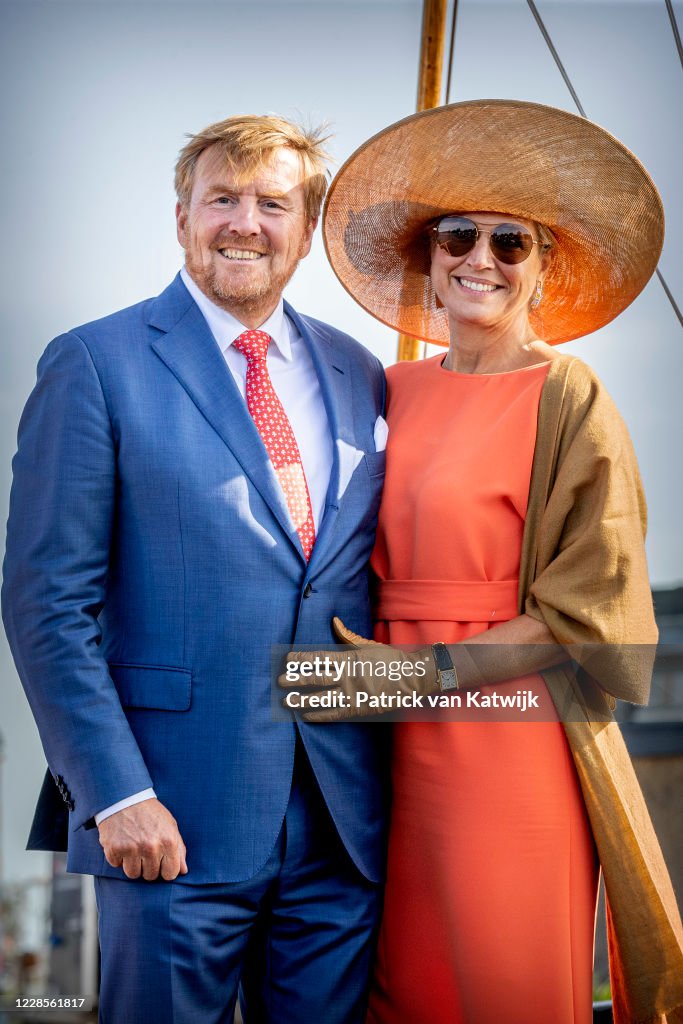King Willem-Alexander Of The Netherlands and Queen Maxima Of The Netherlands Visit Region Friesland