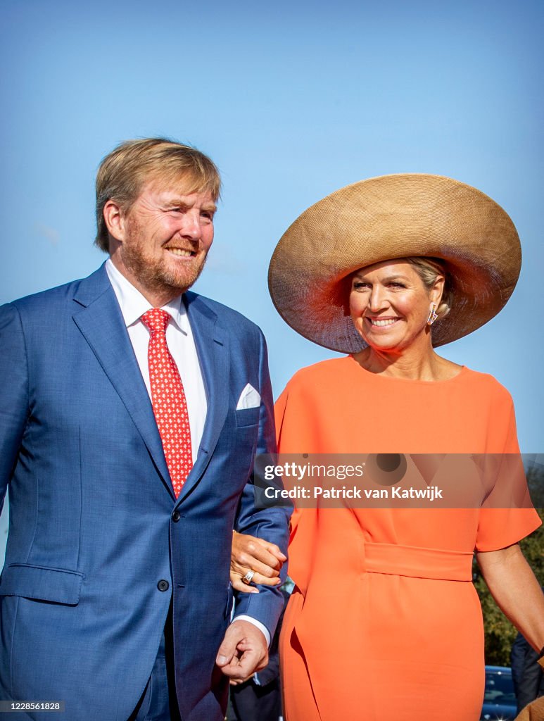 King Willem-Alexander Of The Netherlands and Queen Maxima Of The Netherlands Visit Region Friesland