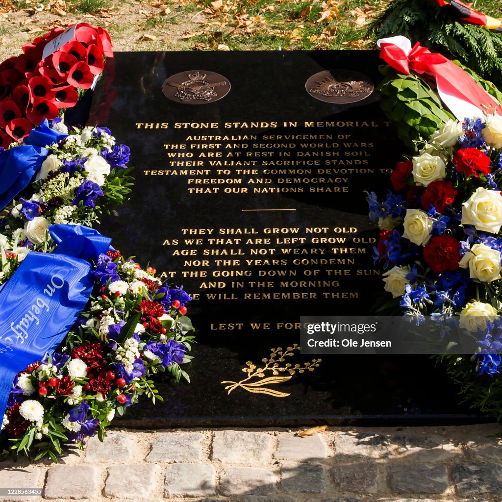 Crown Princess Mary Participates In Inauguration Of Australian War Monument In Copenhagen