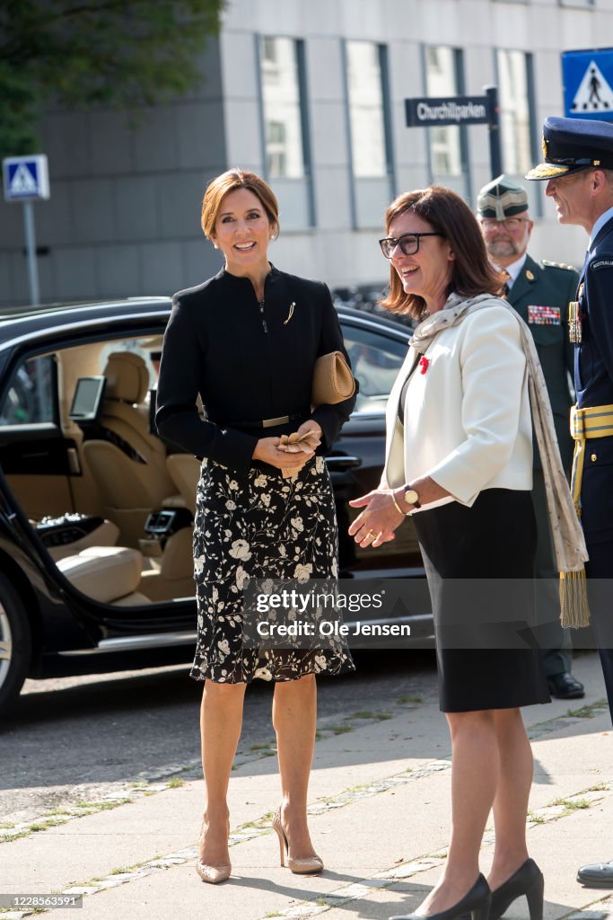 Crown Princess Mary Participates In Inauguration Of Australian War Monument In Copenhagen