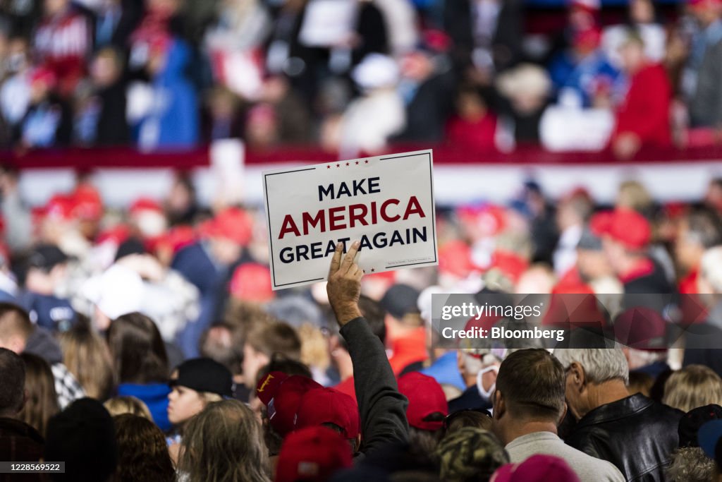 President Donald Trump Hosts A 'Great American Comeback' Rally