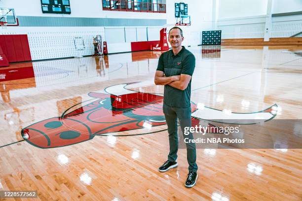 Vice president of basketball operations of the Chicago Bulls, Arturas Karnisovas, poses for a photo on August 19, 2020 in Chicago, Illinois. NOTE TO...