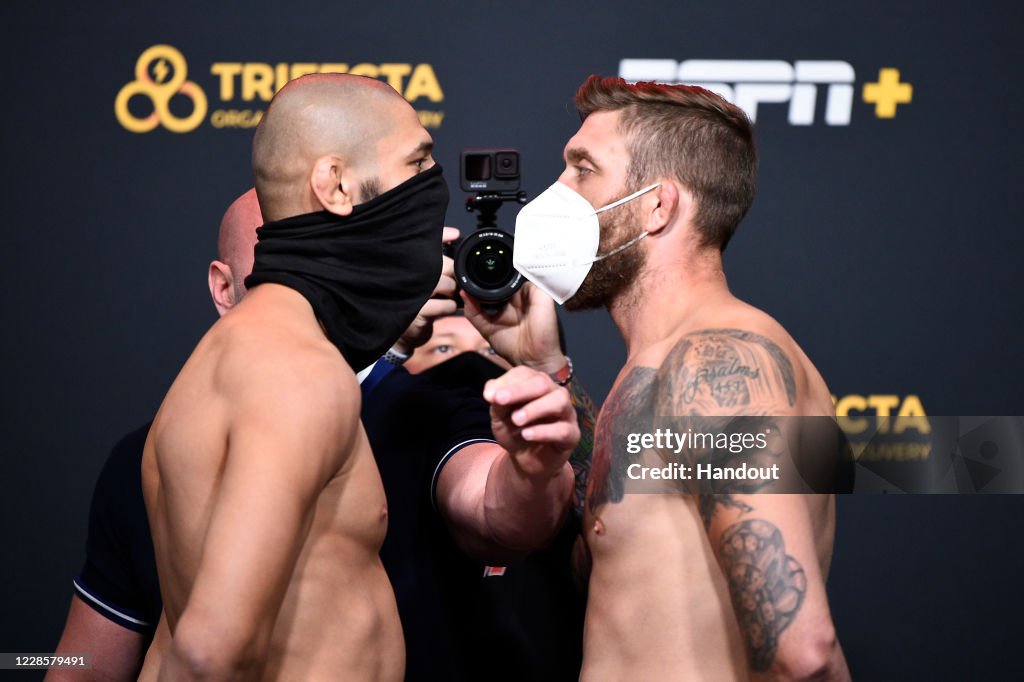 UFC Fight Night Covington v Woodley: Weigh-Ins