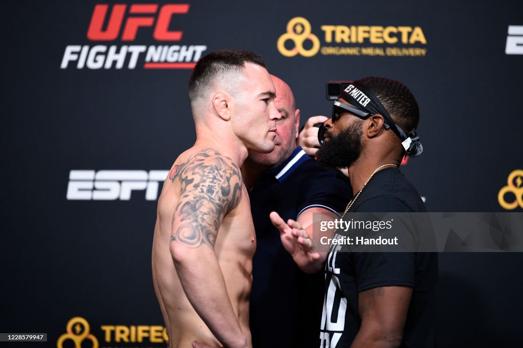 UFC Fight Night Covington v Woodley:  Weigh-Ins