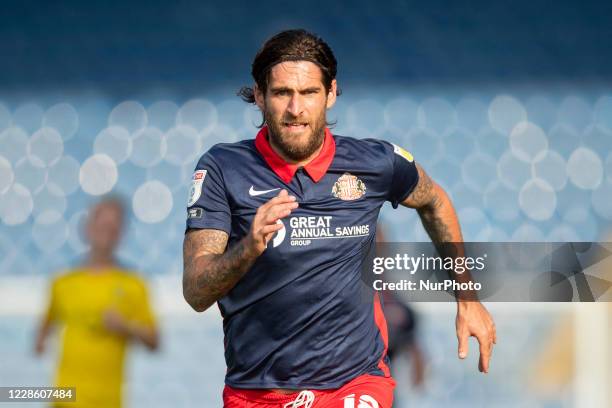 Danny Graham of Sunderland during the Sky Bet League 1 match between Oxford United and Sunderland at the Kassam Stadium, Oxford, England, on...