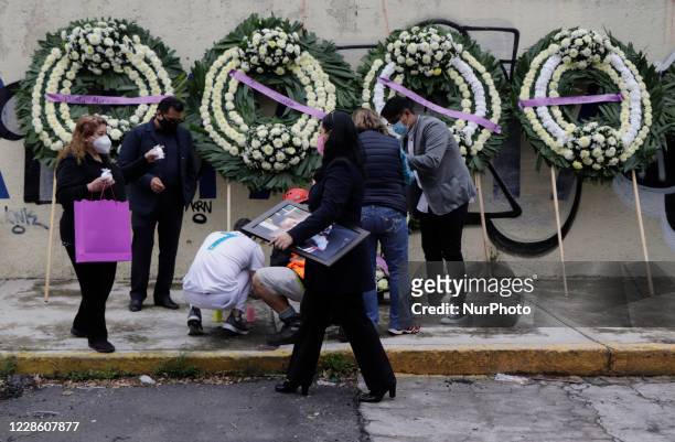 Relatives of the girls and boys who died at the Rébsamen School in Mexico City after the collapse of a property during the earthquake of September 19...