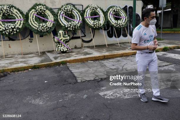 Óscar Vargas, father of Raúl Alexis, a minor who died at the Rébsamen School in Mexico City, after a building collapsed during the earthquake of...