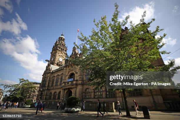 Sheffield Town Hall in Sheffield, South Yorkhire. Photo credit should read: Tim Goode/PA Wire.