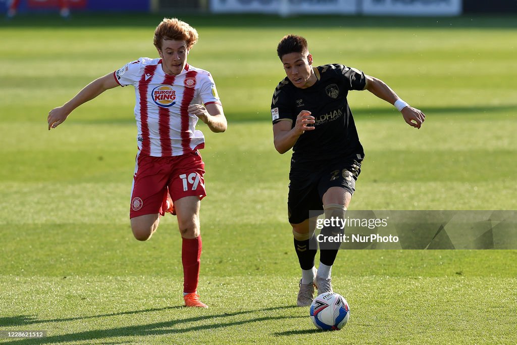 Stevenage v Oldham Athletic - Sky Bet League 2