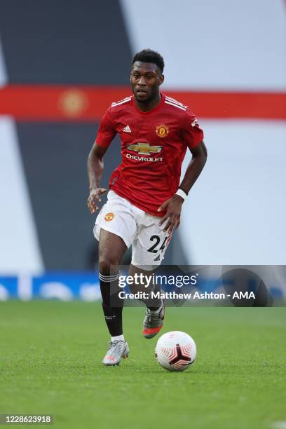 Timothy Fosu-Mensah of Manchester United during the Premier League match between Manchester United and Crystal Palace at Old Trafford on September...