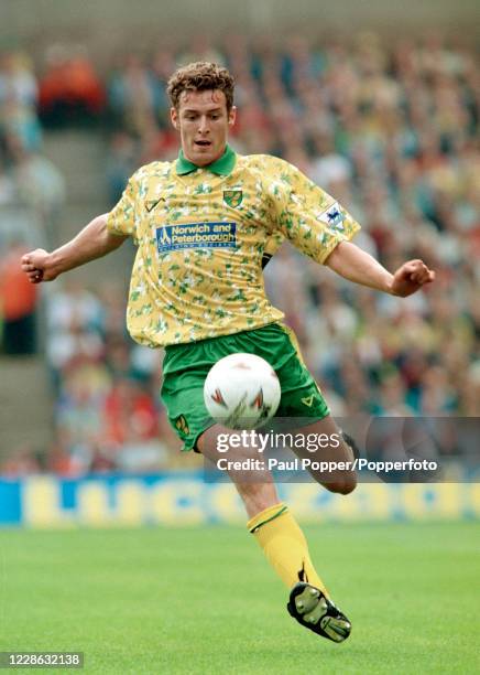 Chris Sutton of Norwich City in action during the FA Carling Premiership match between Norwich City and Manchester United at Carrow Road on August...