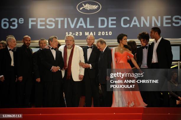 French actor Jacques Herlin, French actor Farid Larbi, French actor Loic Pichon, French actor Philippe Laudenbach, French actor Michael Lonsdale,...