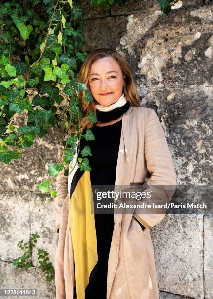 Catherine Frot is photographed for Paris Match at the 13th Francophone Film Festival of Angouleme on August 30 in Angouleme, France.