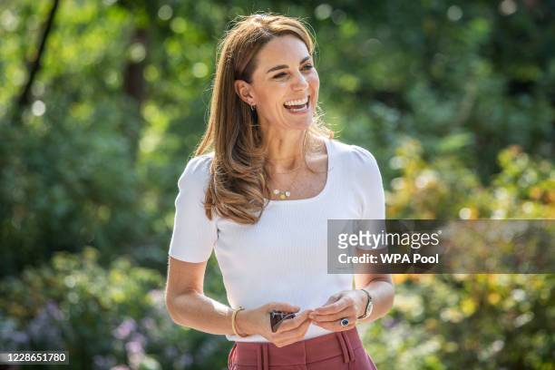 Catherine, Duchess of Cambridge hears from families and key organisations about the ways in which peer support can help boost parent wellbeing while...