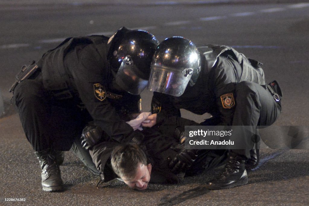 Protests against Presidential election continue in Belarus