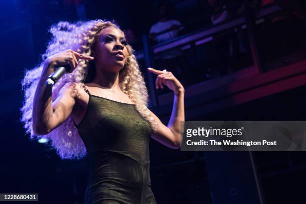 Rico Nasty performs Tuesday evening at the Fillmore Silver Spring.