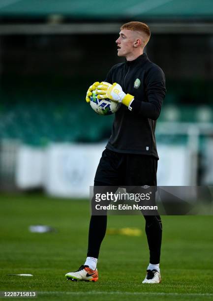 Bray , Ireland - 25 September 2020; Enda Minogue of Bray Wanderers ahead of the SSE Airtricity League Premier Division match between Bray Wanderers...