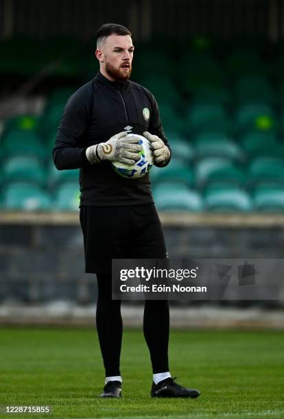 Bray , Ireland - 25 September 2020; Adam Hayden of Bray Wanderers ahead of the SSE Airtricity League Premier Division match between Bray Wanderers...