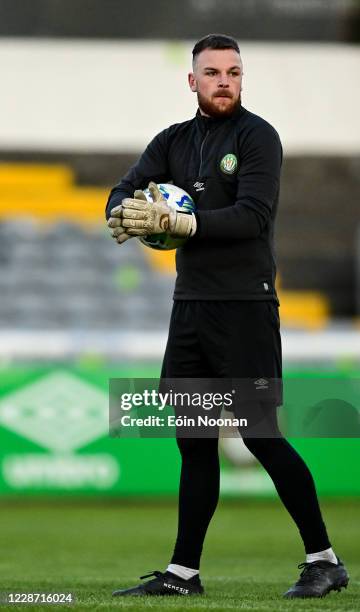 Bray , Ireland - 25 September 2020; Adam Hayden of Bray Wanderers ahead of the SSE Airtricity League Premier Division match between Bray Wanderers...
