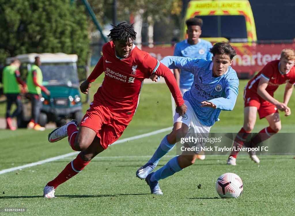 Liverpool v Manchester City: U18 Premier League