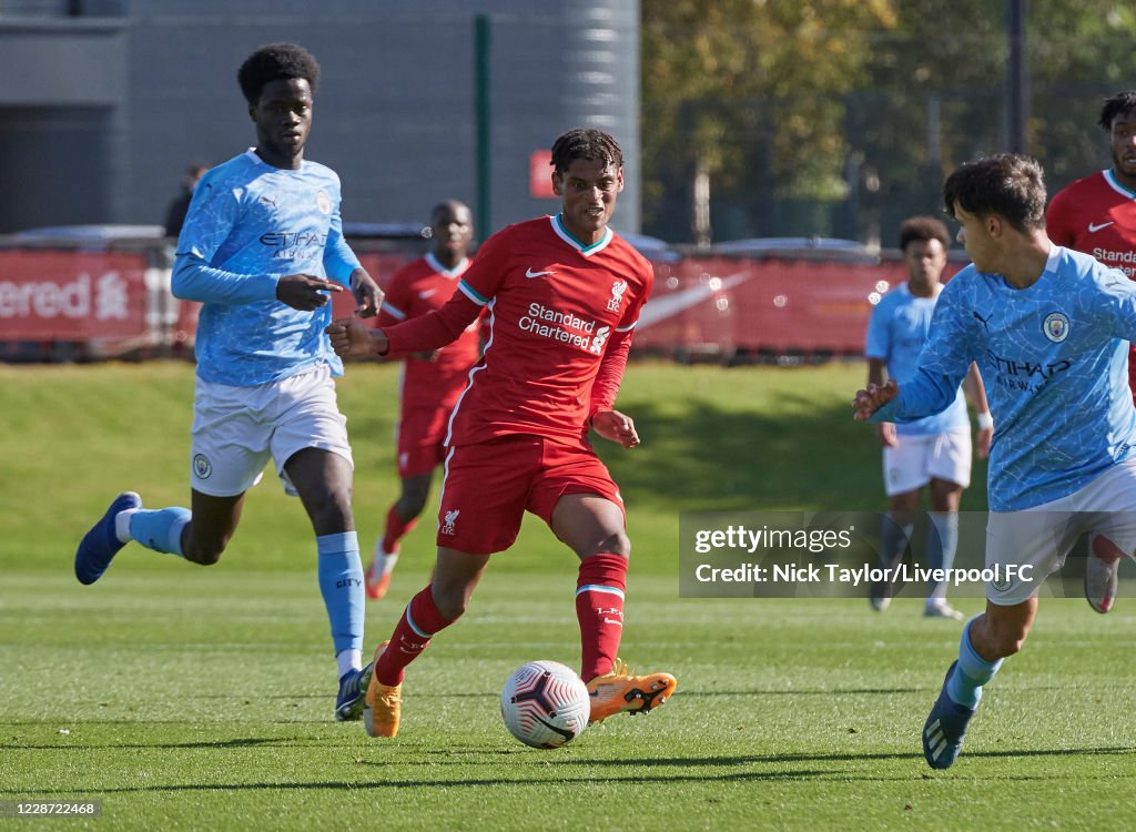 Liverpool v Manchester City: U18 Premier League