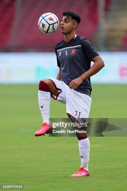 Hachim Mastour of SC Reggina during the Serie B match between US Salernitana 1919 and Reggina at Stadio Arechi, Roma, Italy on 26 September 2020.