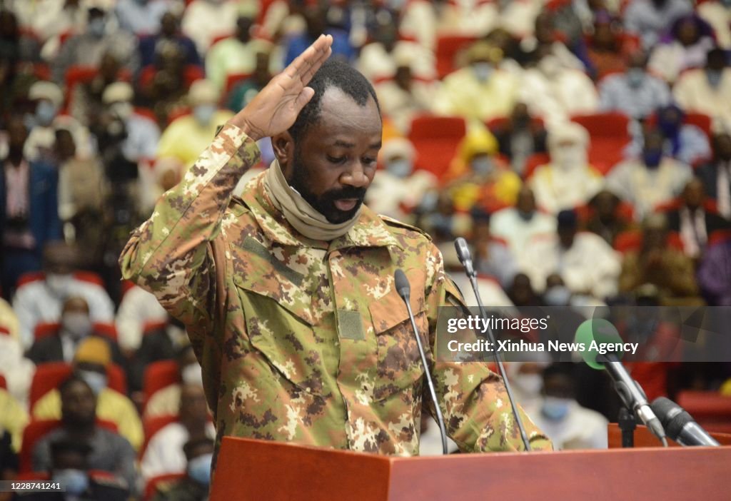 MALI-BAMAKO-TRANSITIONAL PRESIDENT-SWEARING-IN- CEREMONY