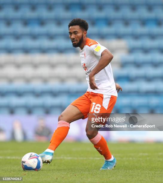 Blackpool's Grant Ward during the Sky Bet League One match between Gillingham and Blackpool at MEMS Priestfield Stadium on September 26, 2020 in...