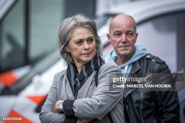 Peter and Berthie Verstappen, the parents of 11-year-old Nicky Verstappen, arrive on the opening day of the trial of Jos B., accused of allegedly...