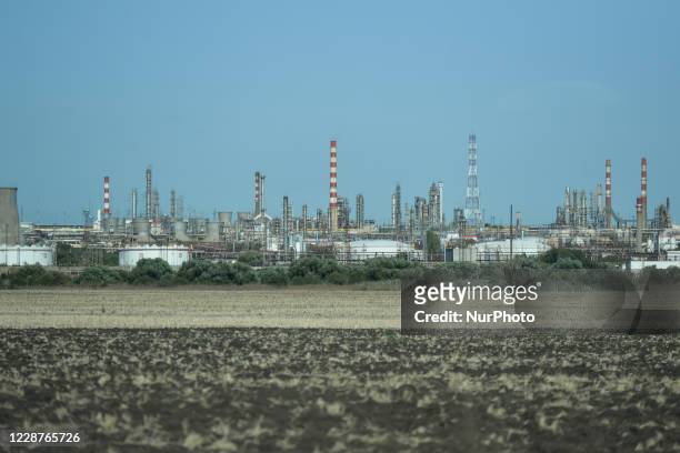 General view of LUKOIL Neftochim Burgas, based in Burgas, Bulgaria, the largest oil refinery in the Balkans and the largest industrial enterprise in...