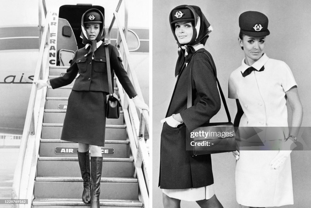 FRANCE-FASHION-AIR FRANCE-BALENCIAGA