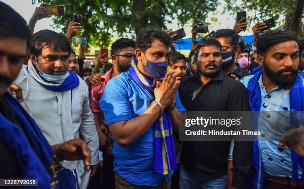 Chandra Sen Ravan Chandrashekhar Azad Ravan Photos and Premium High Res Pictures - Getty ...