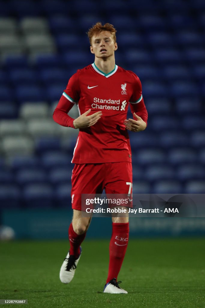 Tranmere Rovers v Liverpool U21 - EFL Trophy