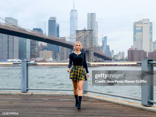 Irina Baeva is seen on September 29, 2020 in New York City.