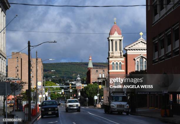 View of downtown Scranton, the "Electric City" is seen on September 30, 2020 in Scranton, Pennsylvania.