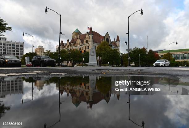 View of the Lackawanna County Courthouse on September 30, 2020 in Scranton, Pennsylvania.