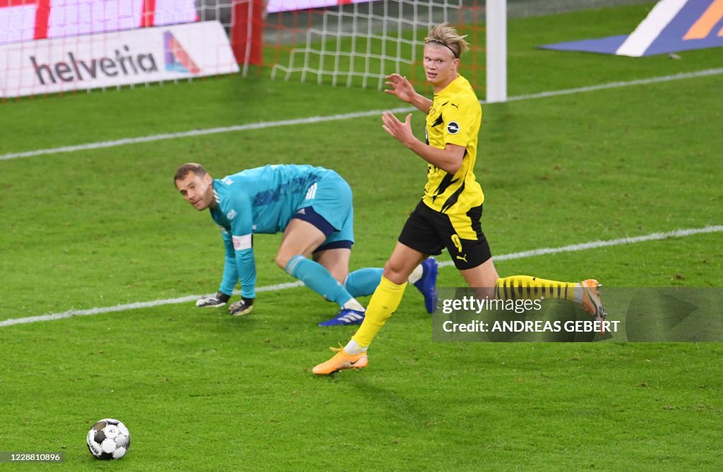 FBL-GER-SUPERCUP-BAYERN MUNICH-DORTMUND