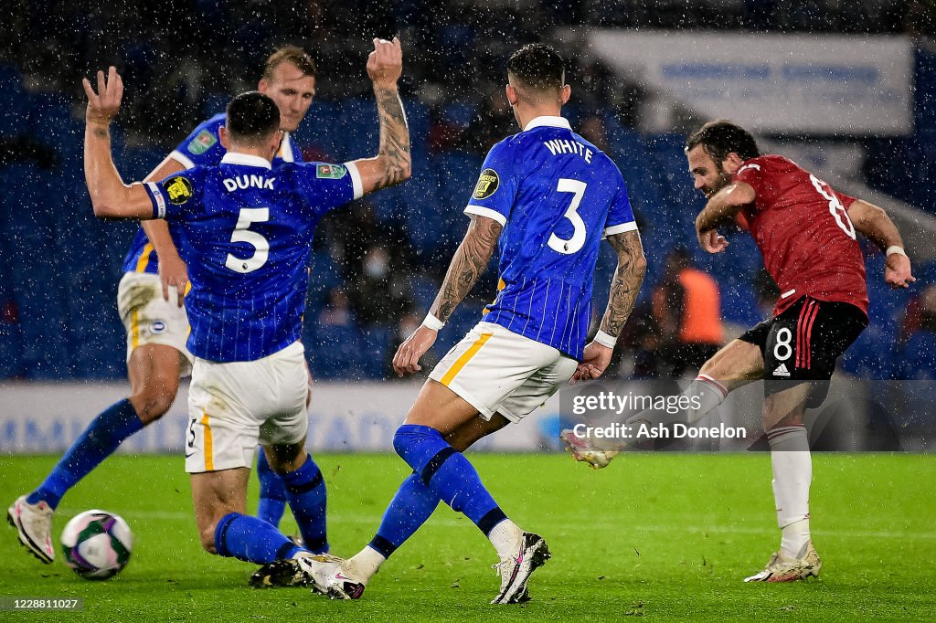 Brighton And Hove Albion v Manchester United - Carabao Cup Fourth Round