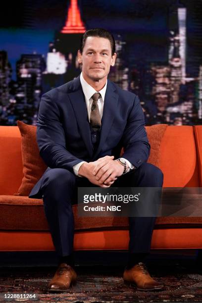 Episode 1327A -- Pictured: Actor John Cena during an interview on September 29, 2020 --