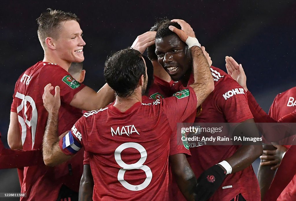 Brighton and Hove Albion v Manchester United- Carabao Cup - Fourth Round - AMEX Stadium