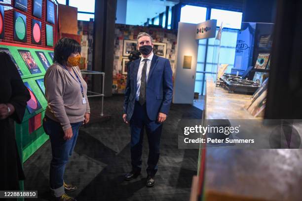 Sir Keir Starmer, Leader of the Labour Party, is seen in the Museum Of London on October 1, 2020 in London, England. Sir Starmer and the Shadow...