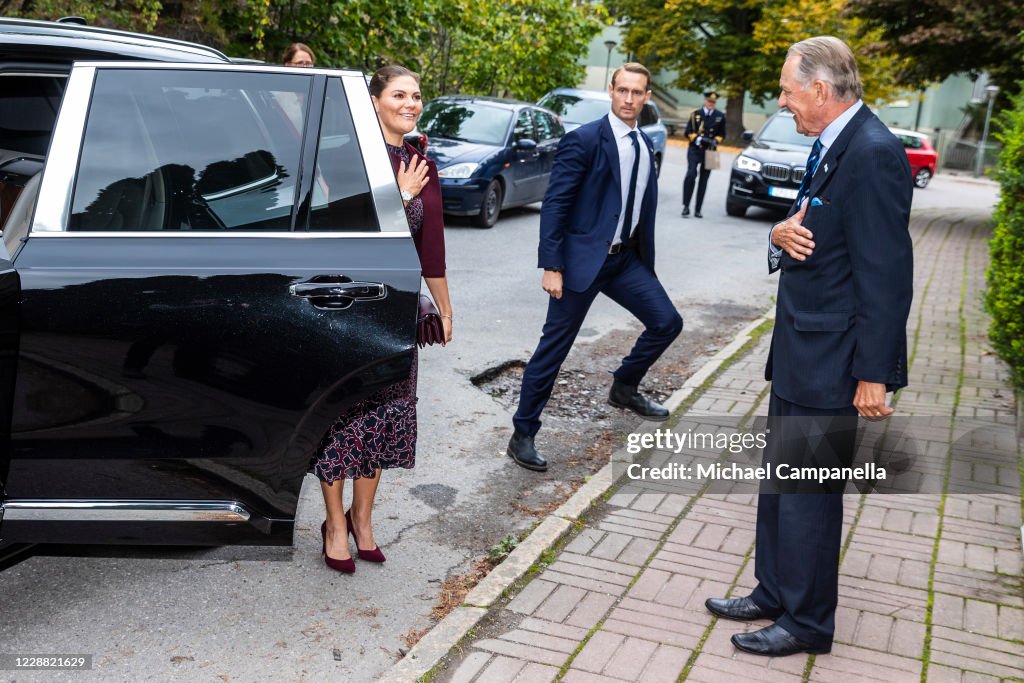 Swedish Royals Visit The Stockholm International Peace Research Institute