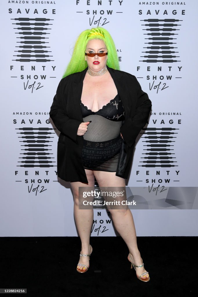 Rihanna's Savage X Fenty Show Vol. 2 presented by Amazon Prime Video Step and Repeat