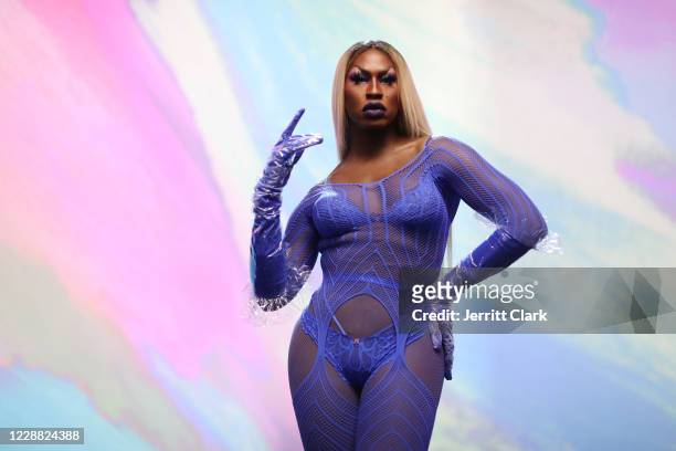 In this image released on October 1, Shea Couleé is seen onstage during Rihanna's Savage X Fenty Show Vol. 2 presented by Amazon Prime Video at the...