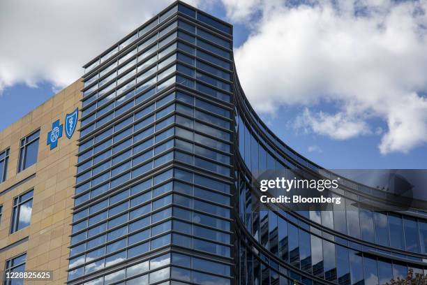 Wellmark Blue Cross and Blue Shield headquarters in Des Moines, Iowa, U.S., on Wednesday, Sept. 30, 2020. The Biden campaign says its buying ad time...