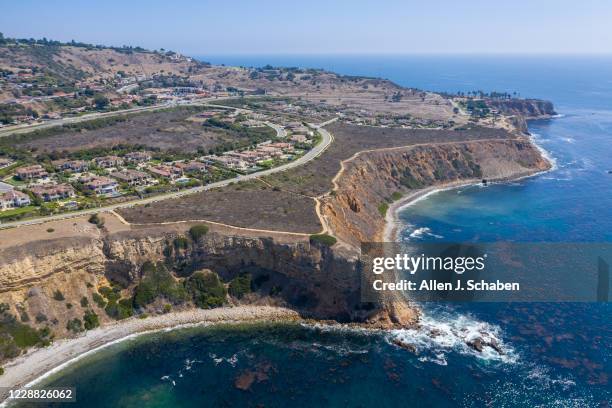 An aerial view of the Palos Verdes Shelf Superfund site, an area of con­taminated sediment off the Palos Verdes Peninsula. Montrose Chemical Corp....