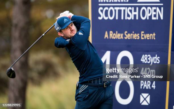 Scotland's Connor Syme during the Aberdeen Standard Investments Scottish Open at the Renaissance Club on October 1st in North Berwick, Scotland.